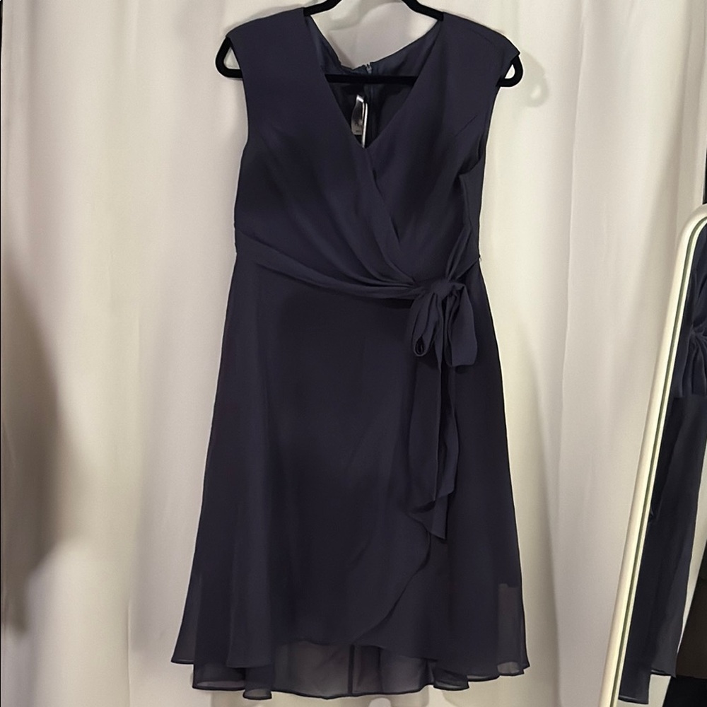 JJs House Deep Blue Midi Dress
